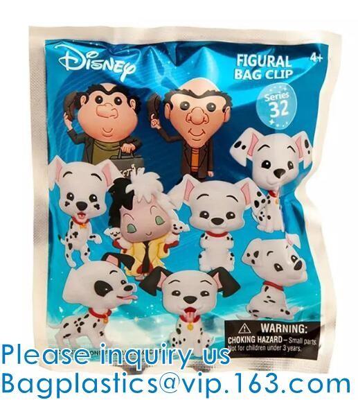 Aluminium Foil Bags Stand Up Pouch With Window For Children'S Toys, Coffee, Snacks, Sweets Containers