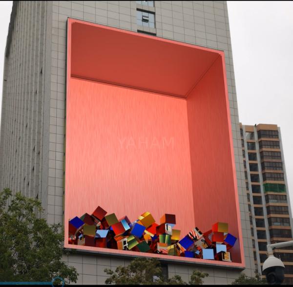 High Resolution Outdoor Digital Billboard Fixed Installation DIP P12 P12.5 P16