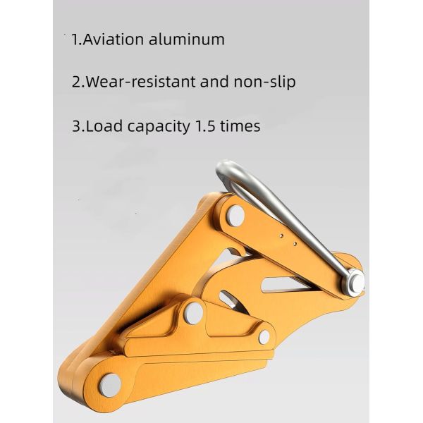 40KN Capacity Come Along Clamps Aluminum Self Gripping Clamps For Conductor 300-400sqmm