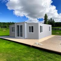 2025 Les maisons préfabriquées blanches les plus vendues avec deux chambres