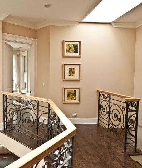 Wear Resistant Cast Iron Stair Railing Rustproof For Outdoor / Indoor Stairs