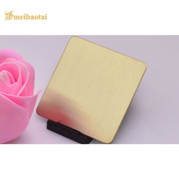 4 декоративного фута листа нержавеющей стали почистили стальную пластину щеткой PVD 201 плоскую