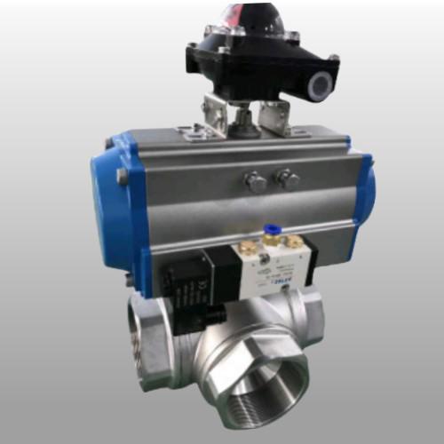 Single Action Pneumatic Actuator for Ball and Butterfly Valves 90° Rotation