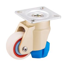 Premium Heavy-Duty Adjustable Leveling Casters With Nylon Wheels For Smooth