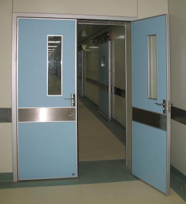 Manual Swing Doors for Hospitals with foaming technology for door bodies