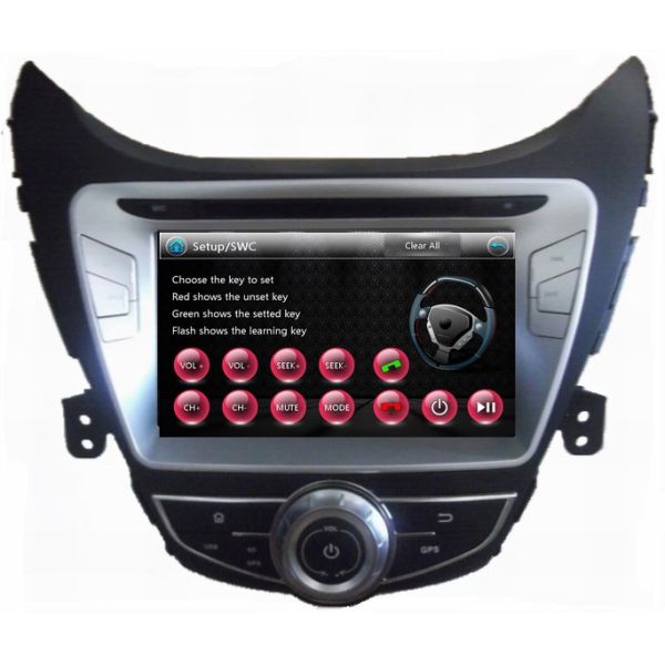 Ouchuangbo GPS Navi Radio DVD Player for Hyundai Elantra 2014 USB iPod OCB-8058A