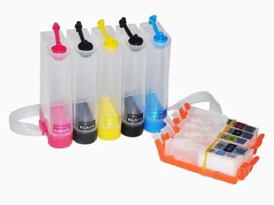 PP / ABS Repalcement Canon Unlimited Ink PGI170 CLI171 Ciss Five Colors