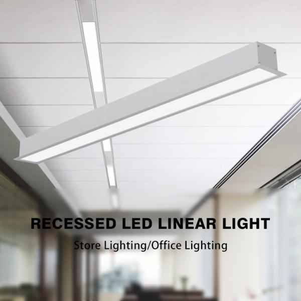 O diodo emissor de luz industrial do pendente linear ilumina 40W para o certificado do CE do escritório ROHS