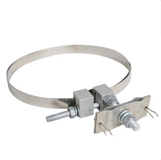 20mm Stainless Steel OPGW Metal Down Lead Clamp For Tower