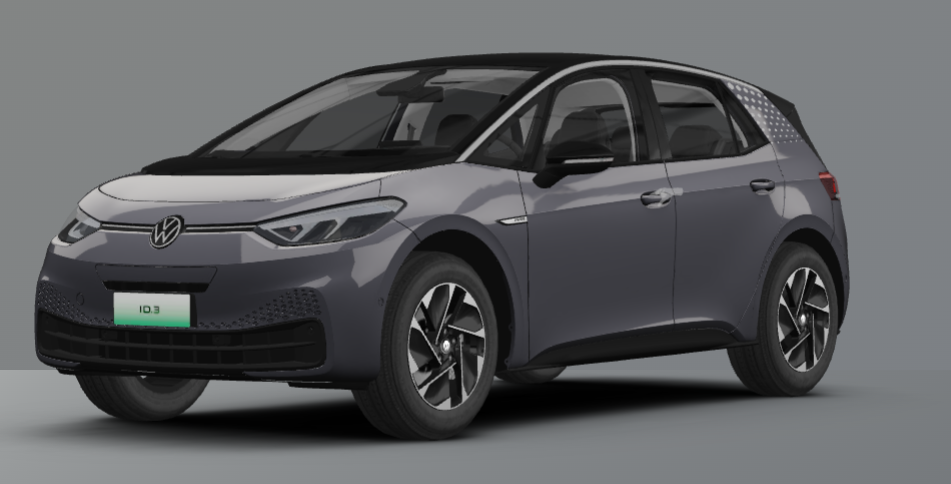 Настраиваемый 2024 VOLK SWAGEN ID-3 Чистый электрический автомобиль с задней камерой и тканевыми сиденьями