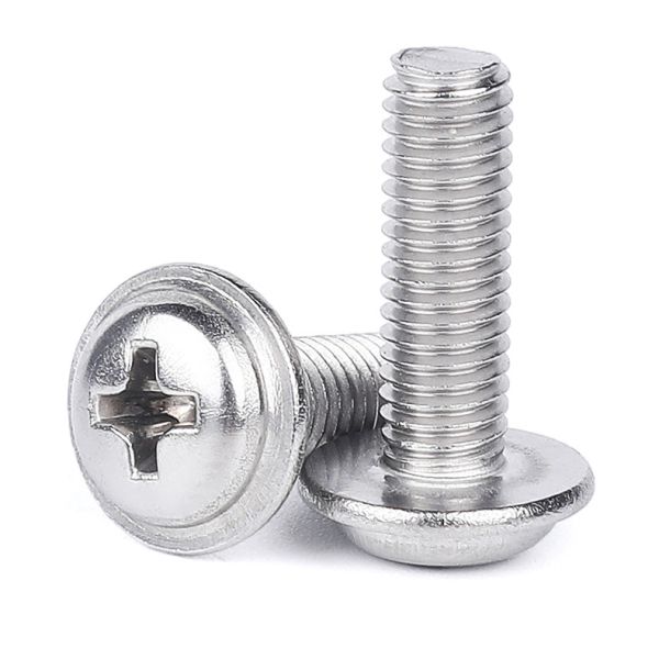 304 Stainless Steel GB822 Cylindrical Head Phillips Groove Machine Screws Use for Motorcycle