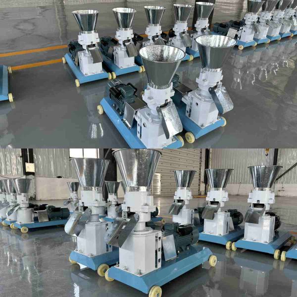 80-1200kg/h Electric Pellet Manufacturing Machine with Alloy Steel Rollers