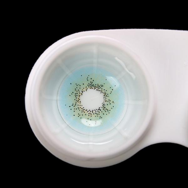 KSSEYE Non Prescription Ocean Bright Blue Eye Contacts Lenses 14.5mm