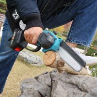 Piles 6' mini tronçonneuse sans fil électrique à une main tronçonneuse à bois