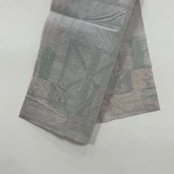 21x21cm To 40x40cm Printed Paper Napkins 1/8 Fold Customised Paper Napkins