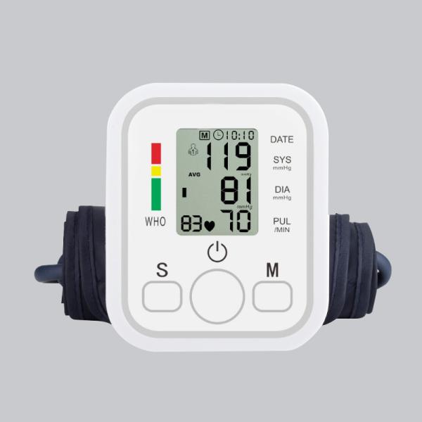 Digital Sphygmomanometer Manometer 1.5kg FDA 0.4kPa Electronic Blood Pressure Monitor For Elderly