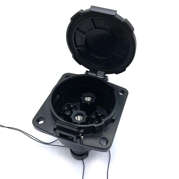 CHAdeMO EV Socket Inlet 125A/150A/200A DC Quick Charger Socket для японского электромобиля