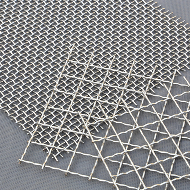 Plain Weave Crimped Wire Mesh Stainless Steel Mesh Square Hole High Temperature Proof