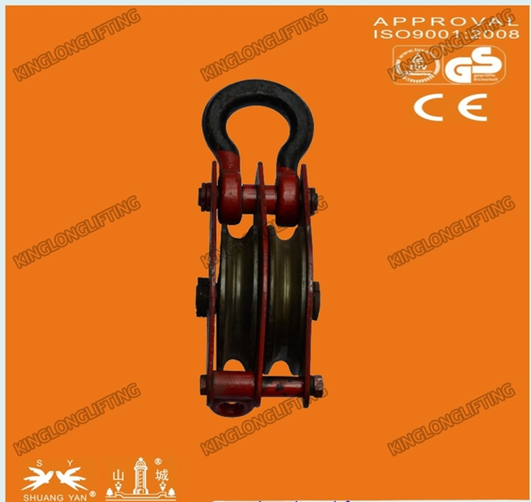 Закрытый тип поднимаясь материал стали Стайнесс Шеаве двойника блока шкива