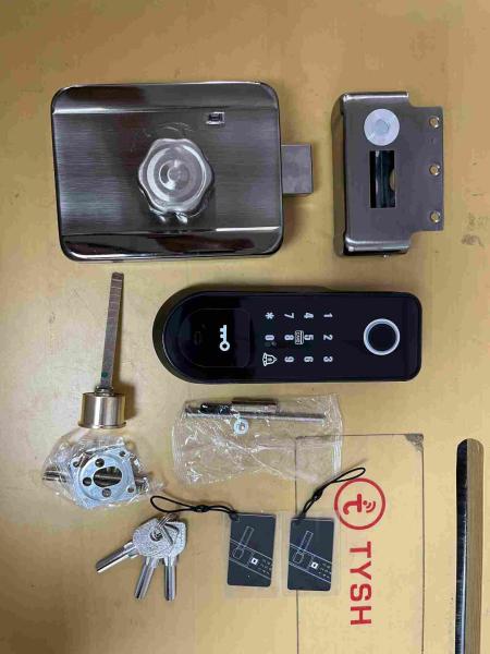 スマートロック ドアロック 指紋照明 デジタル ツイヤ ディスプレイ ラック 鍵なし