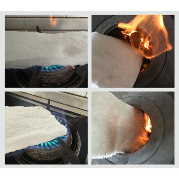 Теплопроводность 0,055-0,180 W.k.m. Керамическое волокно одеяло для изоляции в печи