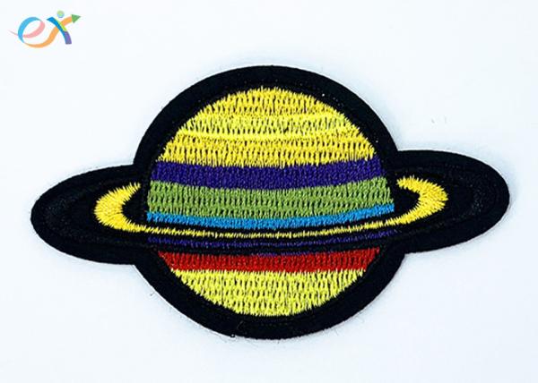 Universe Planet Iron On Embroidered Patches Badges For Hat And Clothing