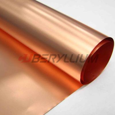 Qualidade de grande resistência de superfície brilhante da tira 0.8mmx250mm do cobre do berílio do BECU Qbe2 boa