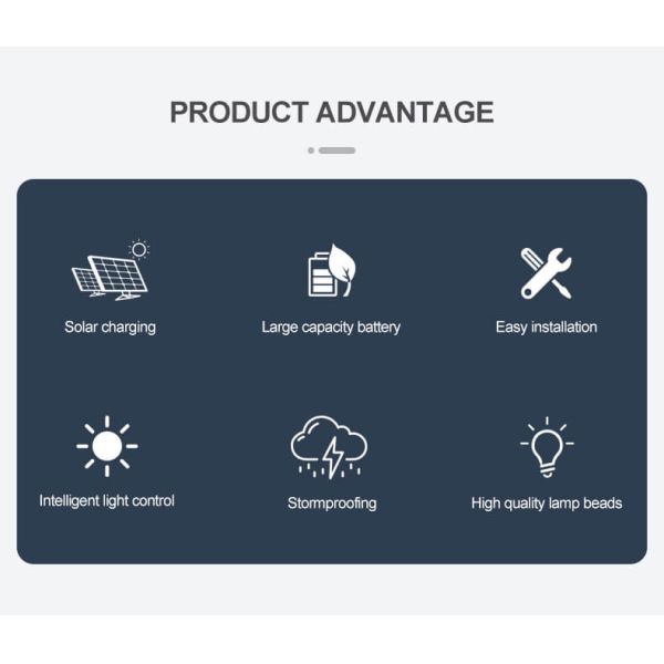 Solar Led Street Light Lamp IP65 Landscape Power Item Lighting Outdoor LED Garden Light