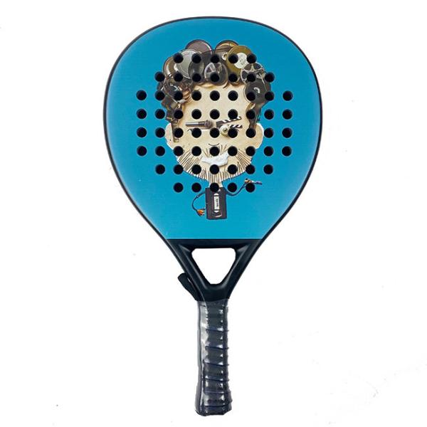 Pala Diamond Shape Padel Racket Carbon Texture Beach Tennis Racket Set