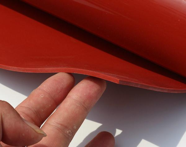 2mm Silicone Rubber Sheet UL94-V0 1.2-1.25g/cm3 High Hardness