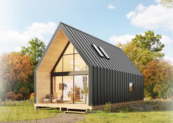 Villa de luxe de style européen moderne ISO 9001 avec kits de maisons modulaires à ossature en acier