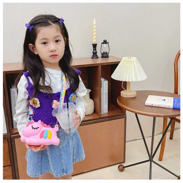 День рождения подарочная сумка игрушка студенты дети подарить Каваи кроссбоди сумка милый плечевой сумка мультфильм животный силиконовый макияж сумка