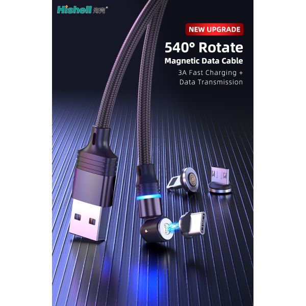 Multicolor кабель магнитных данных USB