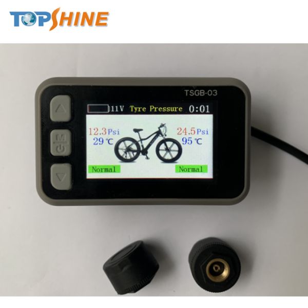 OEM Waterproof GPS Electric Bike Speedometer LCD Display With Tyre Pressure