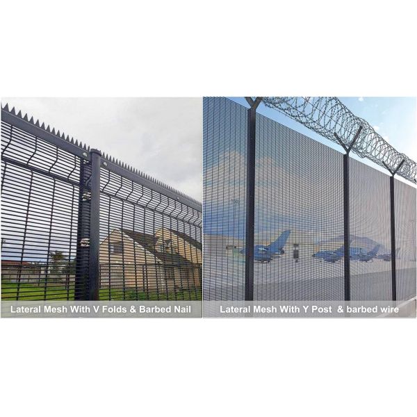 358 Security Fencing Anti-Climb Anti-Cut Galvanized Steel Panels