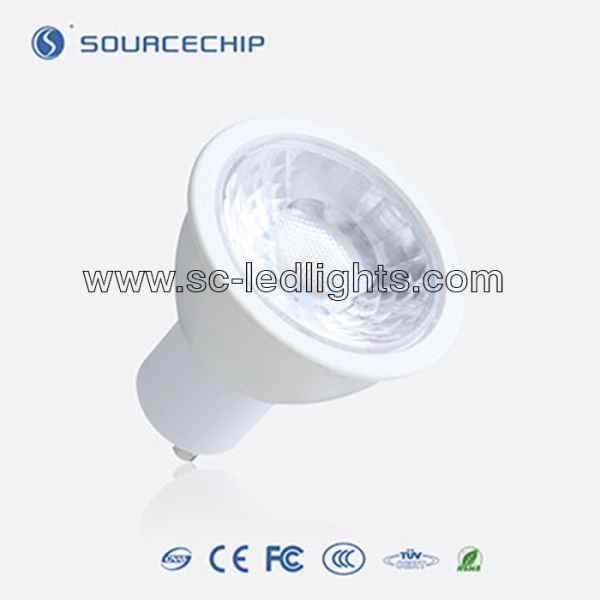 5W COB GU10 2500k led spot light