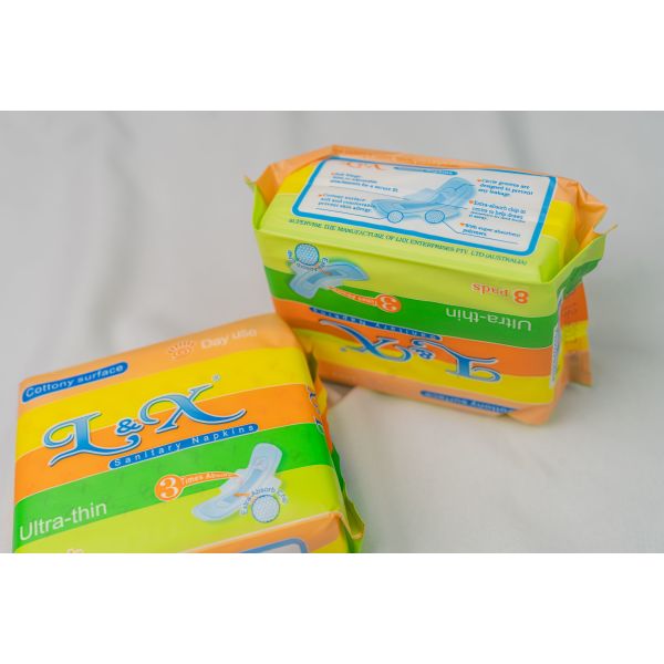 Wrapped Women Breathable Sensitive Sanitary Pads For Heavy Periods