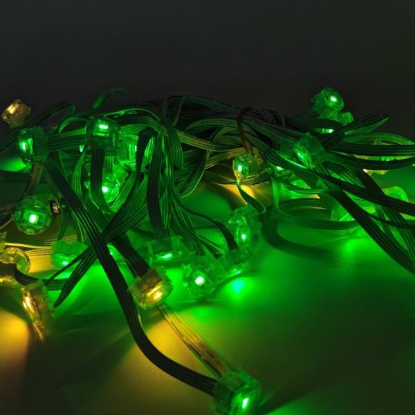 15M 12V LED luzes de gelo Luz de Natal Decoração exterior Drop Led cortina de cordas Luzes de jardim Rua