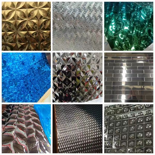 Water Ripple Corrugated Stainless Steel Sheet for Customized Architectural Decoration