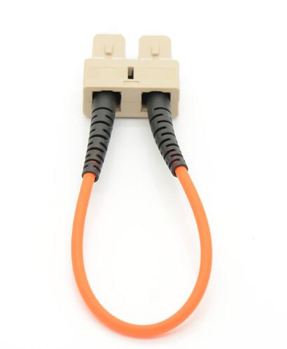 SC Singlemode Fiber Loopback Plug 1000 Times Durability For Telecom Equipment