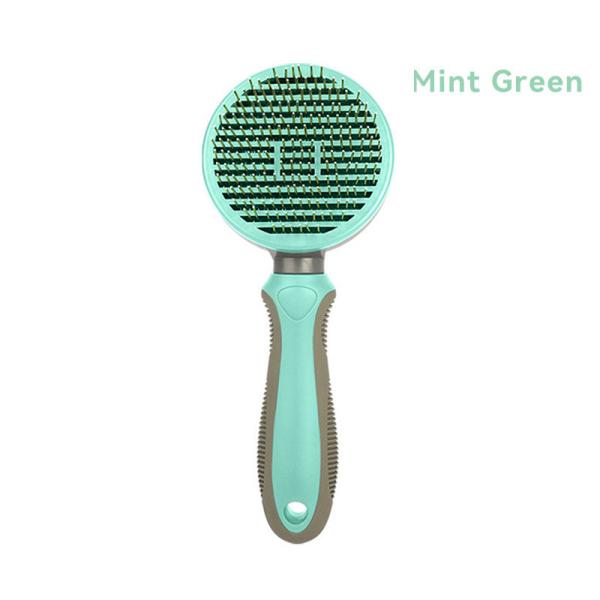 Portable Pet Hair Remover Brush Self Cleaning Slicker Comb Reusable Hair Cleaning
