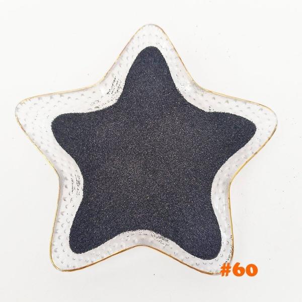 Surface Deburring Abrasive Black Aluminium Oxide Sandblasting Media 60 Mesh