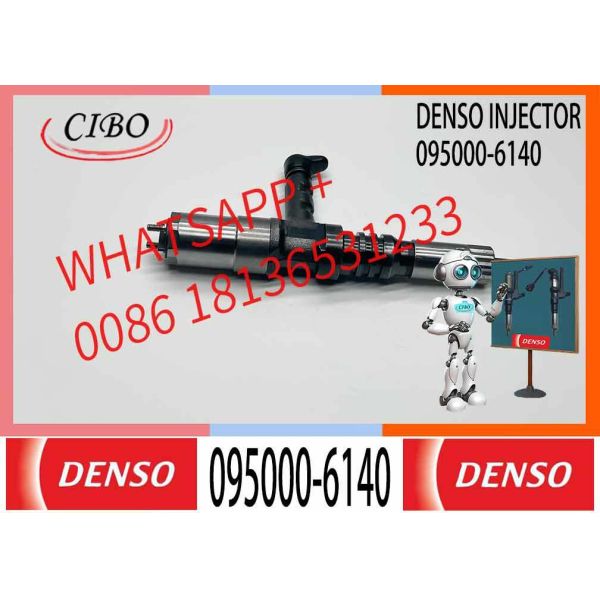 New High-pressure common rail Diesel injector Nozzle 095000-6140 6261-11-3200 for Komatsu PC800-8 Excavator SAA6D140E Engine