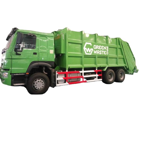 SINOTRUK HOWO 6x4 Heavy Duty Compression Garbage Truck LHD/RHR,20CBM