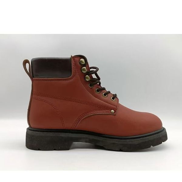 Style décontracté Martin Boots Orange Chaussures de moto Hommes Style britannique