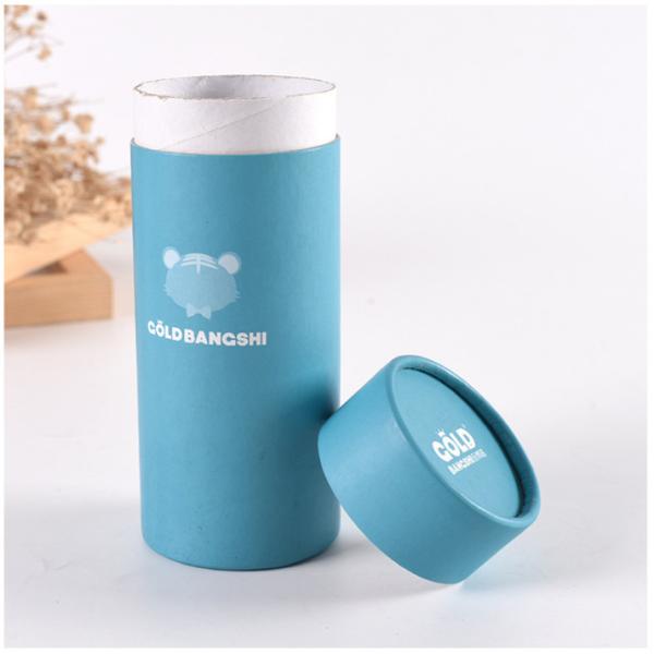 UV Paper Tube Tea Packaging , Compostable Copolyester Chai Packaging Box