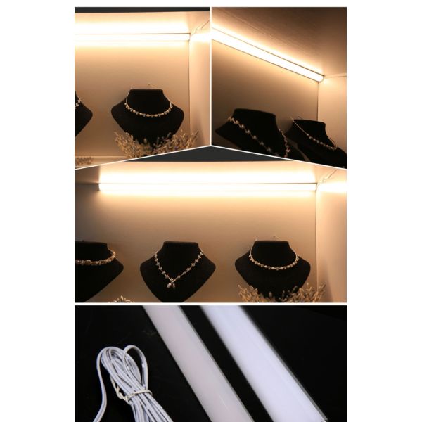 Lumières de cabine LED modernes en aluminium anodisé montées sur la surface