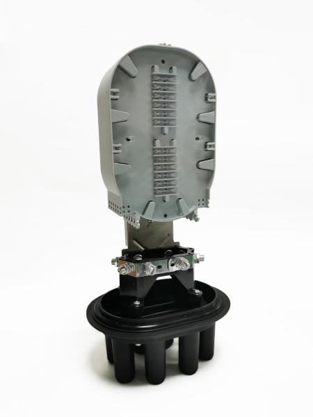 288 núcleos IP68 FTTH Dome Fibra Óptica Splice fechamento de calor encolher Selo Aéreo montado