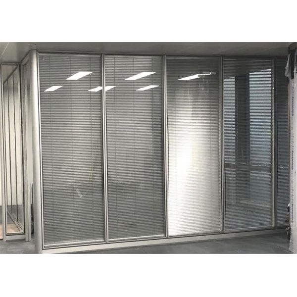 OEM Office Room Glass Partition Wall Single Glazed Glass Office Divider Walls