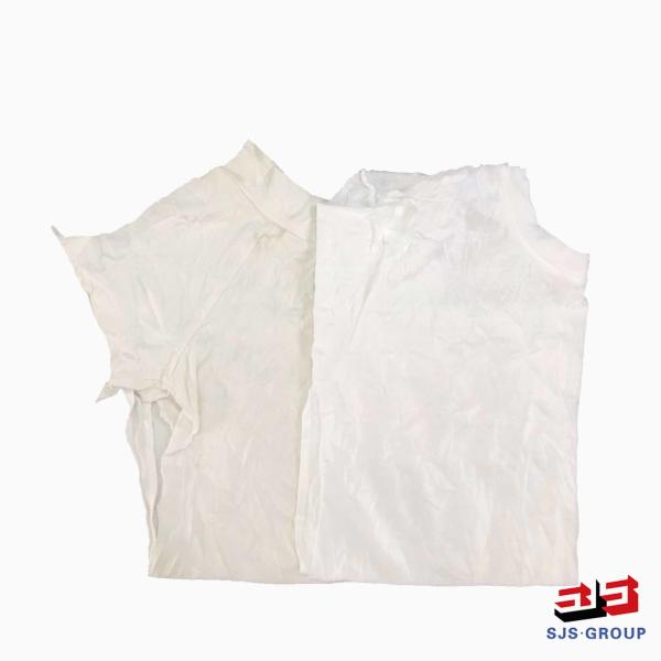 panos de limpeza brancos do algodão de 100kg/Bale 35cm
